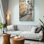 "Calle del Sol, Viejo San Juan" mounted on wall.